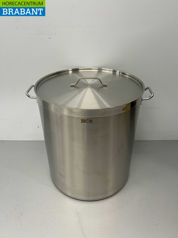 Acier inoxydable Poêle à soupe Poêle de cuisson Induction 55 x 60 cm 140 litres Restauration