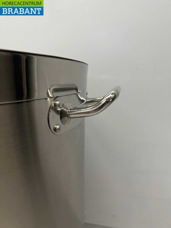 Acier inoxydable Poêle à soupe Poêle de cuisson Induction 55 x 70 cm 160 litres Restauration – Image 4