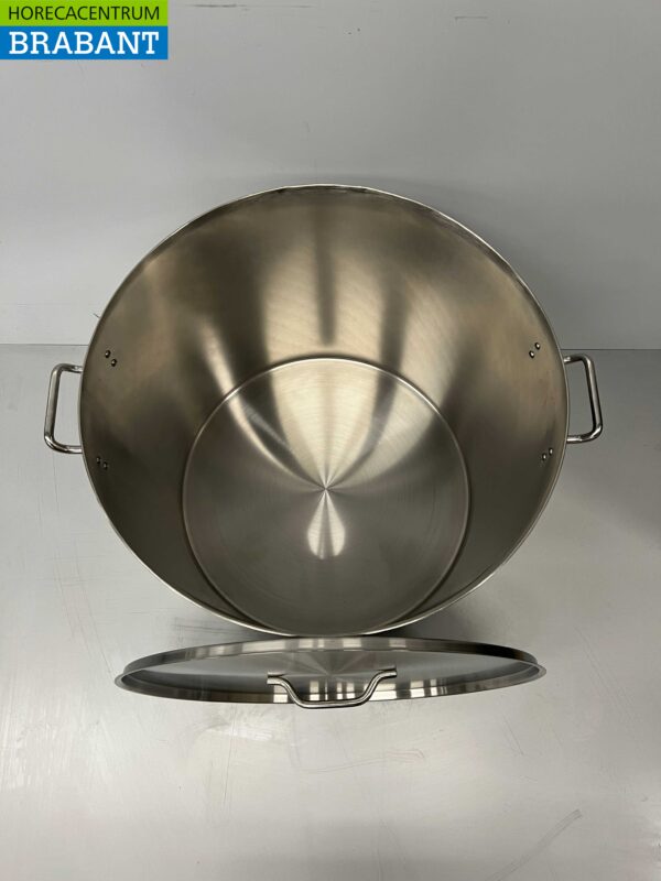 Acier inoxydable Soup Pan Cooking Pan Induction 60 x 70 cm 198 litres Catering – Image 4