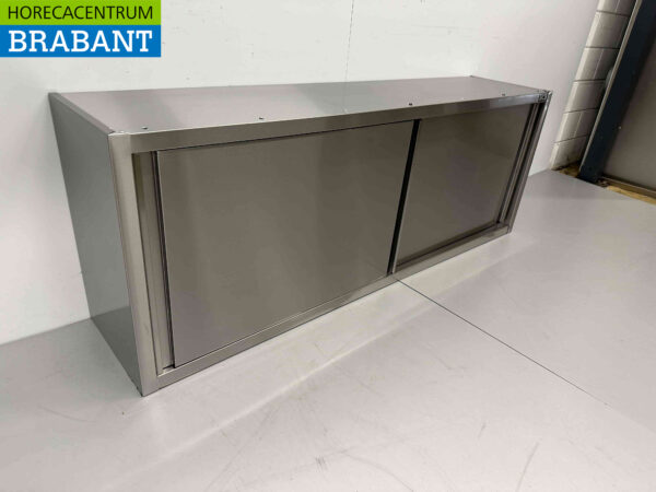 Armoire murale HCB en acier inoxydable Premium-line 2 portes coulissantes 180 cm Catering – Image 3