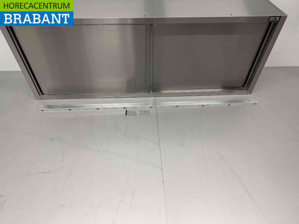 Armoire murale HCB en acier inoxydable Premium-line 2 portes coulissantes 180 cm Catering – Image 6