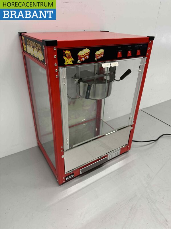 Machine à pop-corn Machine à pop-corn rouge 230V Braderie Markt Horeca – Image 6