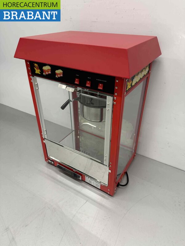 Machine à pop-corn de luxe Machine à pop-corn rouge 230V Braderie Markt Horeca – Image 5