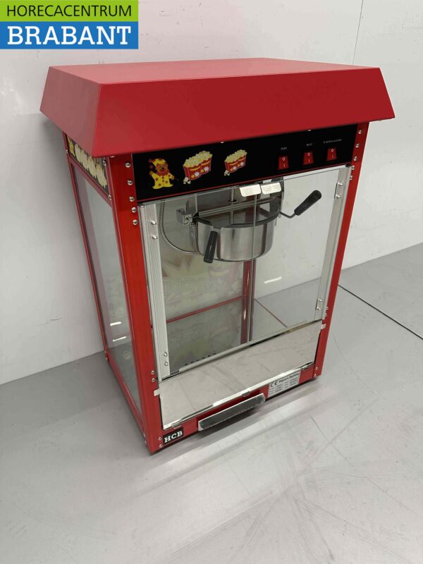 Machine à pop-corn de luxe Machine à pop-corn rouge 230V Braderie Markt Horeca – Image 6