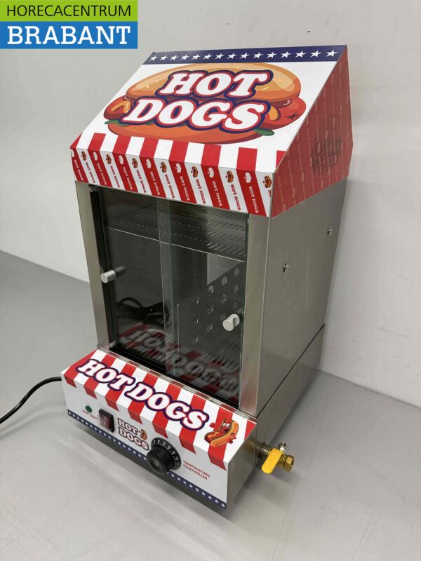 Cuiseur à Hot Dog en acier inoxydable Cuiseur à Hot Dog 230V Horeca – Image 2