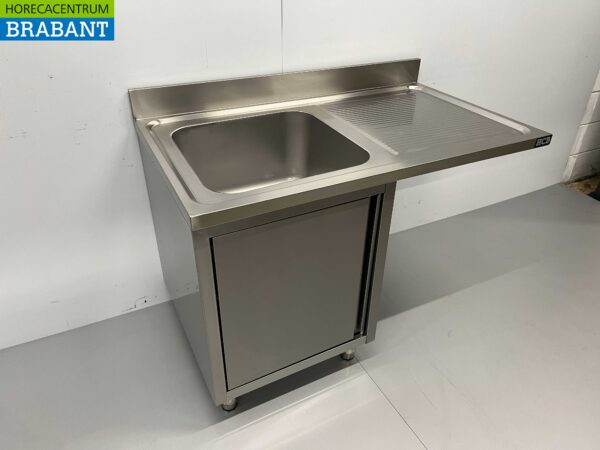 Évier en acier inoxydable Évier à porte rabattable Premium-line 120 cm Horeca – Image 2