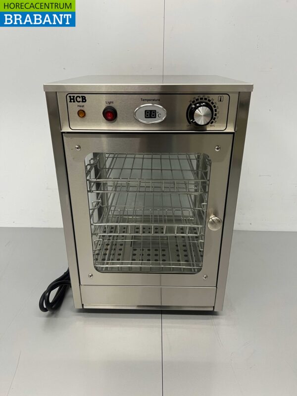 Vitrine chauffante en acier inoxydable Vitrine chauffante 35,5 cm 230V Horeca