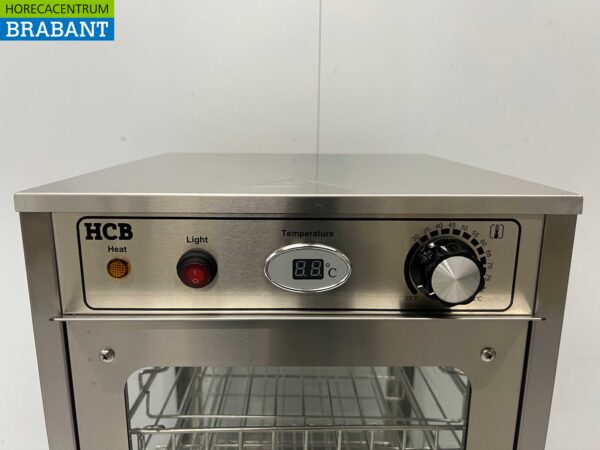 Vitrine chauffante en acier inoxydable Vitrine chauffante 35,5 cm 230V Horeca – Image 4
