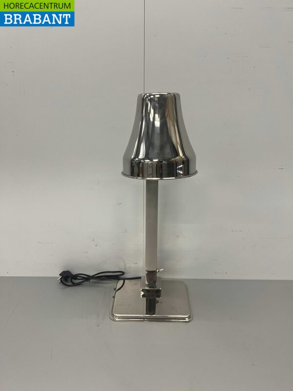 Lampe de buffet Lacor en acier inoxydable Lampe à chaleur infrarouge Lampe chauffante Chrome 230V Horeca