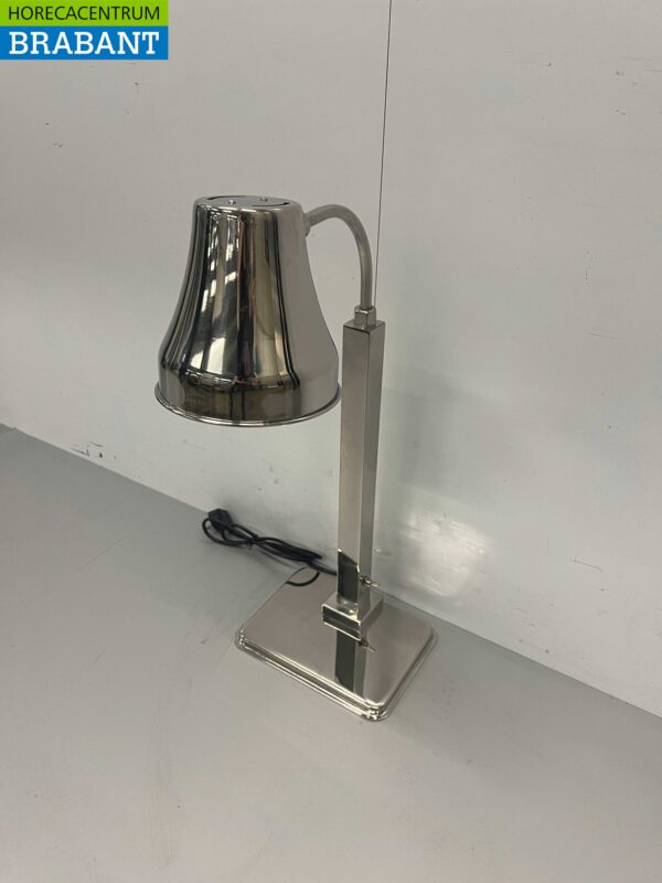 Lampe de buffet Lacor en acier inoxydable Lampe à chaleur infrarouge Lampe chauffante Chrome 230V Horeca – Image 3