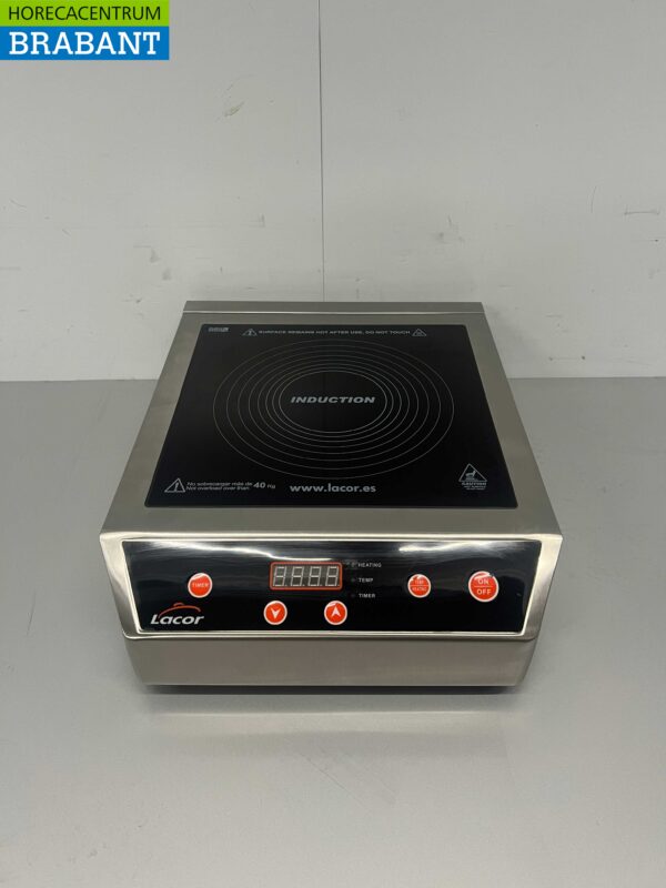 Acier inoxydable Lacor Plaque de cuisson à induction 3,5 kW 230V Horeca