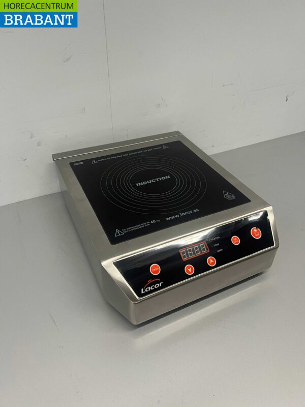 Acier inoxydable Lacor Plaque de cuisson à induction 3,5 kW 230V Horeca – Image 2