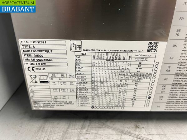 Plaque de gril Gastro M en acier inoxydable Plaque de cuisson Plancha 30 cm Gas Horeca – Image 4