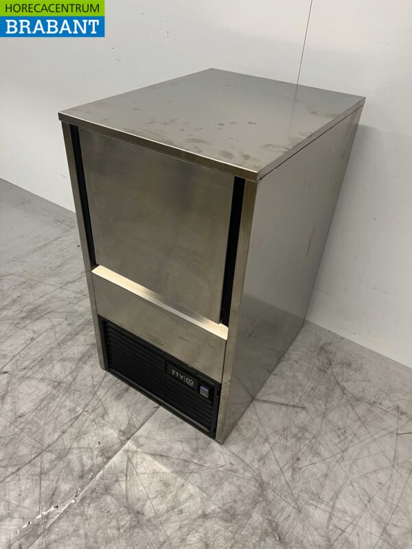 Machine à glaçons ITV Quasar en acier inoxydable Machine à glaçons 40 kg p/d 230V Horeca – Image 3