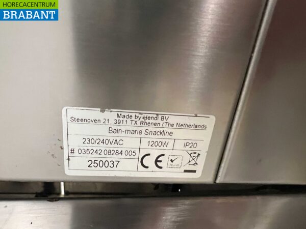Hendi Cookersystem en acier inoxydable Ligne de cuisson avec friteuse 10L et bain-marie 74 cm Horeca – Image 7