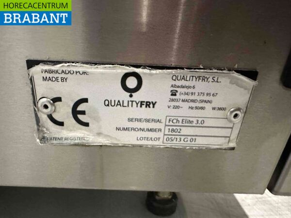 Friteuse automatique sans fumée Fastchef en acier inoxydable 5,5 litres 230V Horeca – Image 7