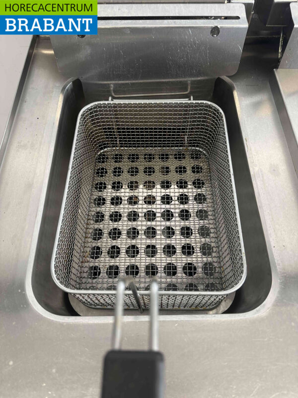 Friteuse double en acier inoxydable 2 x 10 litres 400V Horeca – Image 5