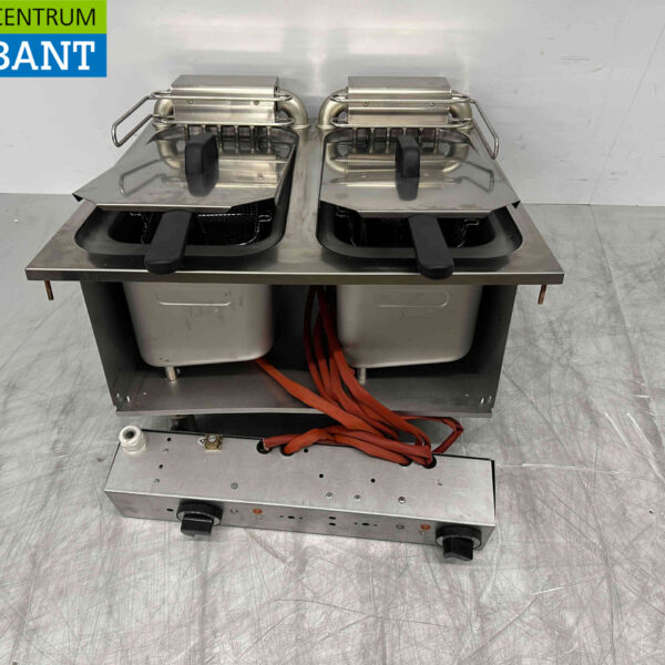 Friteuse Mareno Drop-in en acier inoxydable 2 x 10 litres 400V Horeca
