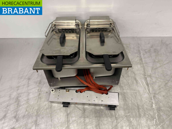 Friteuse Mareno Drop-in en acier inoxydable 2 x 10 litres 400V Horeca – Image 2