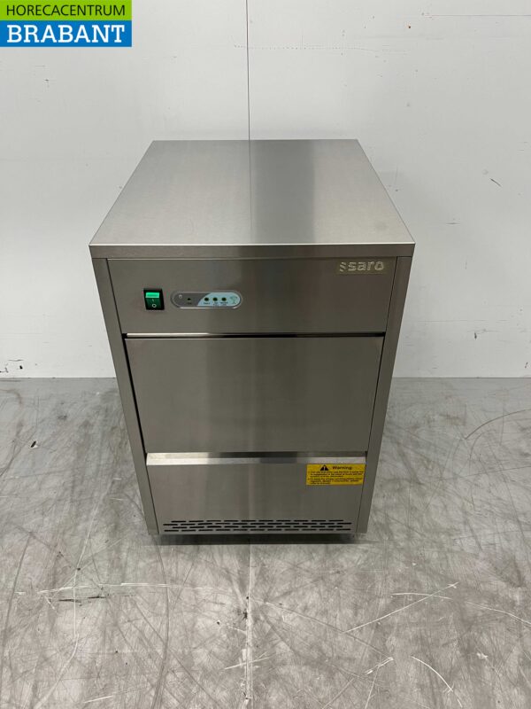 Machine à glaçons en acier inoxydable Saro 325-1005 Machine à glaçons 26 kg p/d 230V Horeca