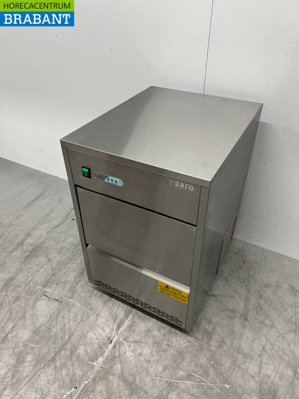Machine à glaçons en acier inoxydable Saro 325-1005 Machine à glaçons 26 kg p/d 230V Horeca – Image 3