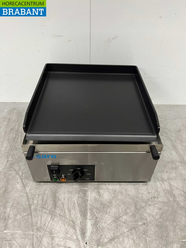 Planche à griller Saro en acier inoxydable Planche à griller lisse 40 cm 230V Horeca