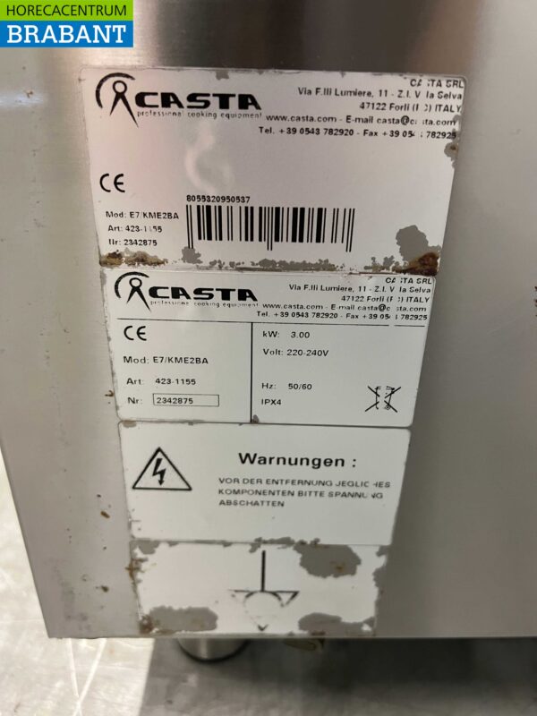 Saro Bain marie inox 2/1 GN 230V Horeca – Image 5