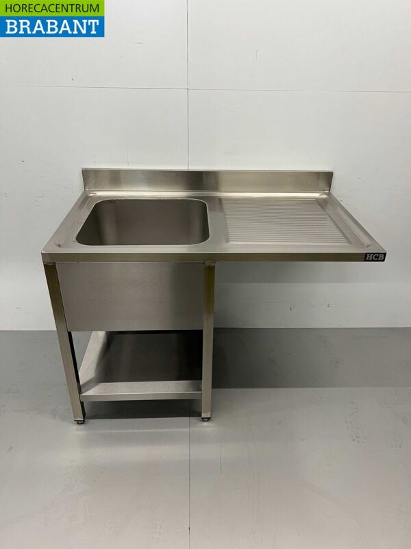 Évier en acier inoxydable Évier Premium-line Modèle soudé 120 cm Horeca
