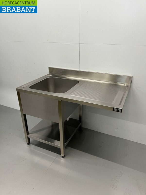 Évier en acier inoxydable Évier Premium-line Modèle soudé 120 cm Horeca – Image 3