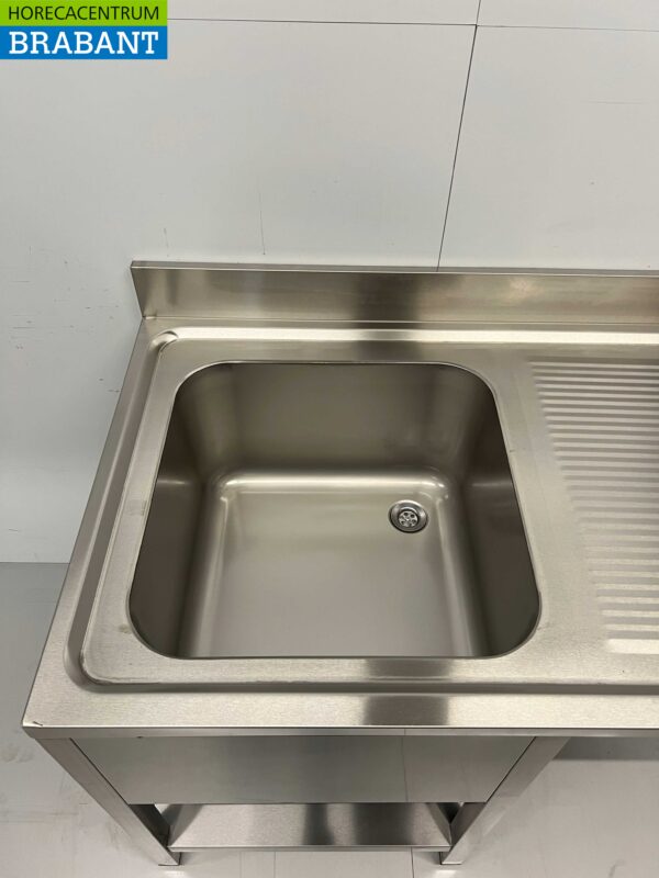 Évier en acier inoxydable Évier Premium-line Modèle soudé 120 cm Horeca – Image 4