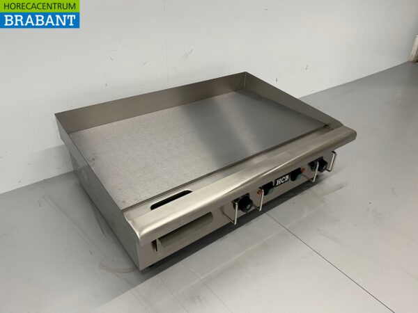 Planche à griller en acier inoxydable Planche à griller lisse 74 cm 400V Horeca – Image 3