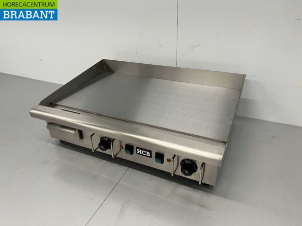 Planche à griller en acier inoxydable Planche à griller lisse 74 cm 400V Horeca – Image 2