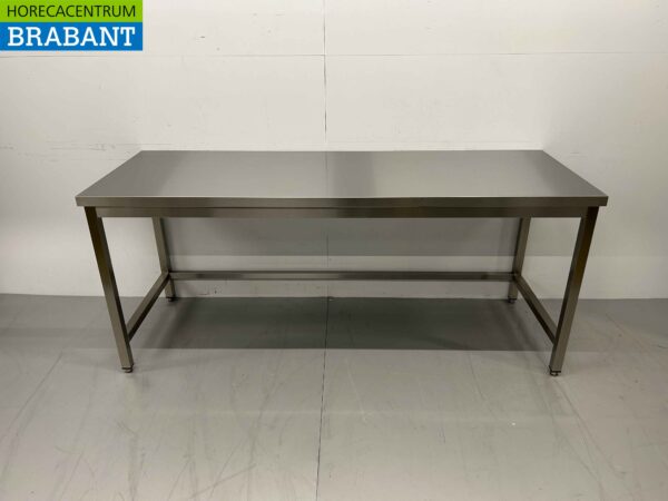 Table de travail en acier inoxydable Premium-line 200 x 70 x 85 cm Restauration