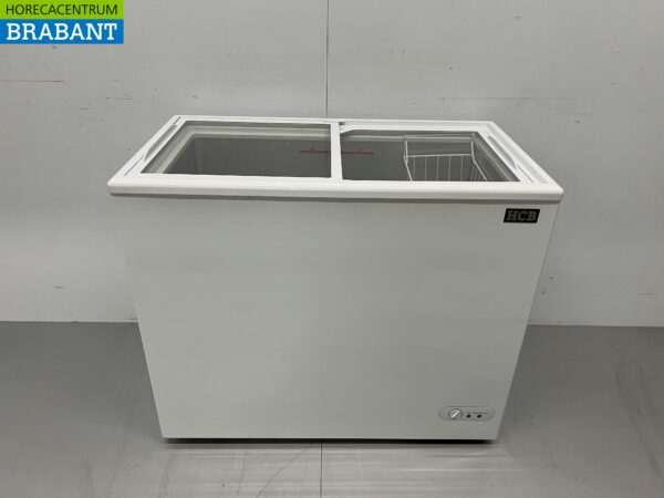 HCB Freezer Congélateur de magasin avec couvercles coulissants en verre 197 litres 230V Horeca