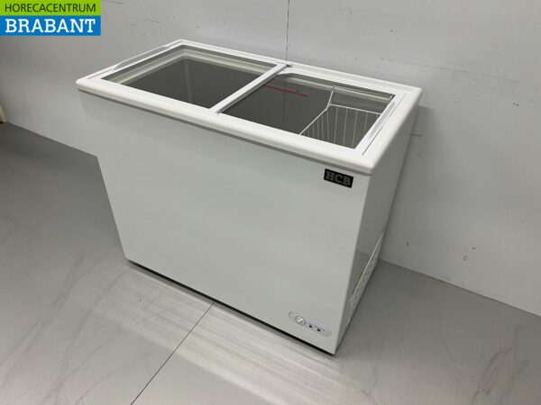 HCB Freezer Congélateur de magasin avec couvercles coulissants en verre 197 litres 230V Horeca – Image 2