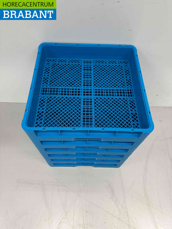 Panier à linge en plastique Caisse à couverts 50 x 50 x 10 cm Horeca – Image 3