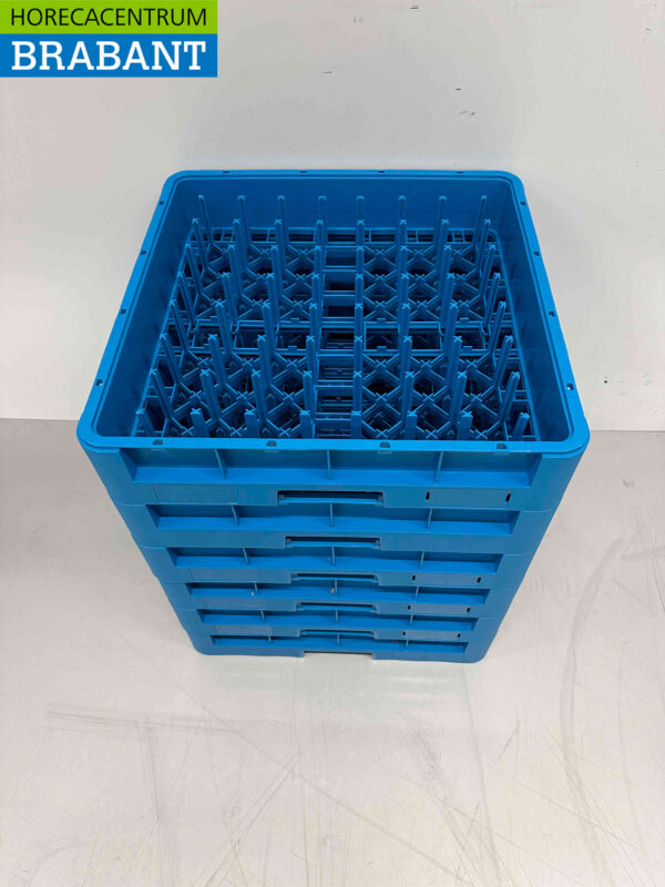 Panier à linge en plastique caisse à assiettes 50 x 50 x 10 cm Horeca – Image 3