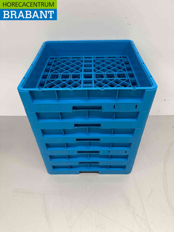 Panier à linge universel en plastique Caisse à linge 50 x 50 x 10 cm Restauration – Image 3