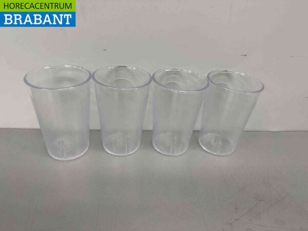 BBP Polycarbonate verre incassable gobelets gobelets 231 ml 72 pièces Horeca