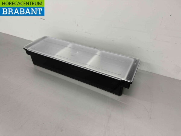 HCB Porte-ingrédients Récipient à ingrédients Garniture avec 3 bacs 49,5 cm Horeca – Image 2