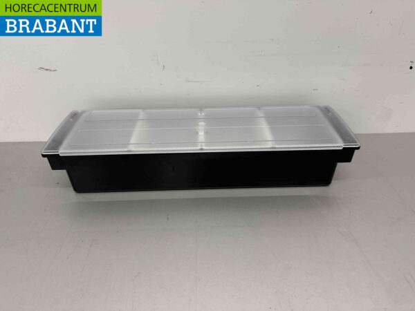 HCB Porte-ingrédients Récipient à ingrédients Garniture avec 4 bacs 49,5 cm Horeca