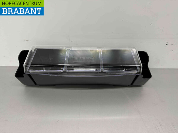 HCB Porte-ingrédients Récipient à ingrédients Garniture avec 3 bacs 58,5 cm Horeca