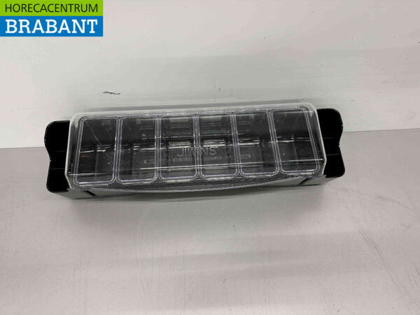 HCB Porte-ingrédients Récipient à ingrédients Garniture avec 6 bacs 58,5 cm Horeca – Image 2
