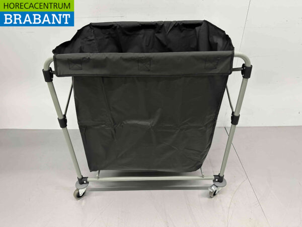 HCB Chariot à sacs à linge pliables Chariot à linge 300 litres Restauration – Image 2