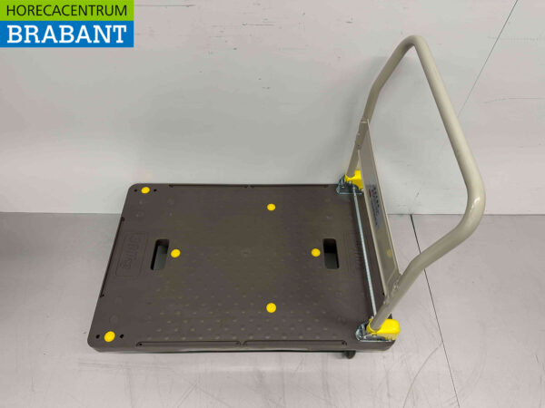 HCB Chariot à plate-forme pliable max. 300 kg chariot de transport chariot d'entrepôt chariot à plate-forme Horeca – Image 2