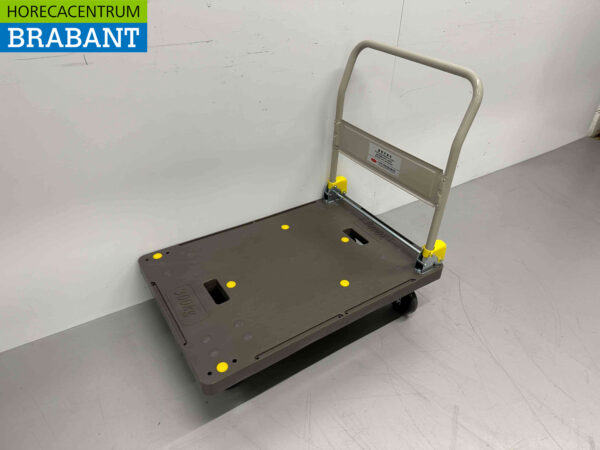 HCB Chariot à plate-forme pliable max. 300 kg chariot de transport chariot d'entrepôt chariot à plate-forme Horeca – Image 3