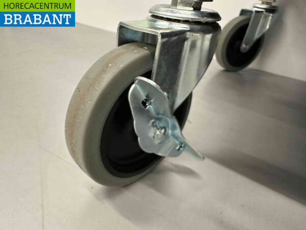 HCB Chariot de service pliable 3 étages 74 cm Horeca – Image 7