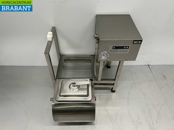 HCB Acier inoxydable Mélangeur sous vide Mélangeur de viande Mélangeur marinator 38 litres 230V Horeca – Image 7