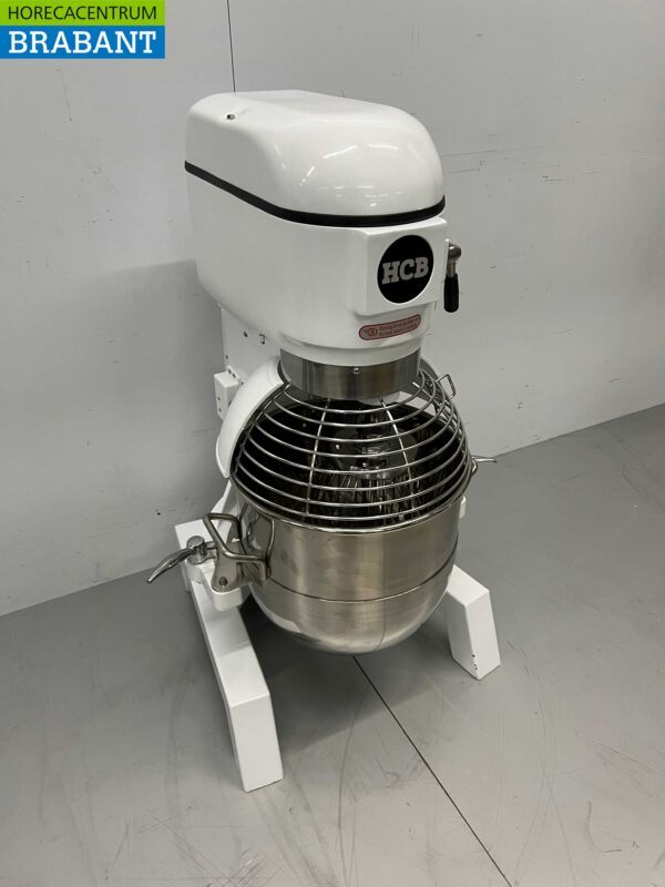 Mélangeur HCB Planet en acier inoxydable Mélangeur cuve en acier inoxydable 40 litres 230V Boulangerie Traiteur – Image 3