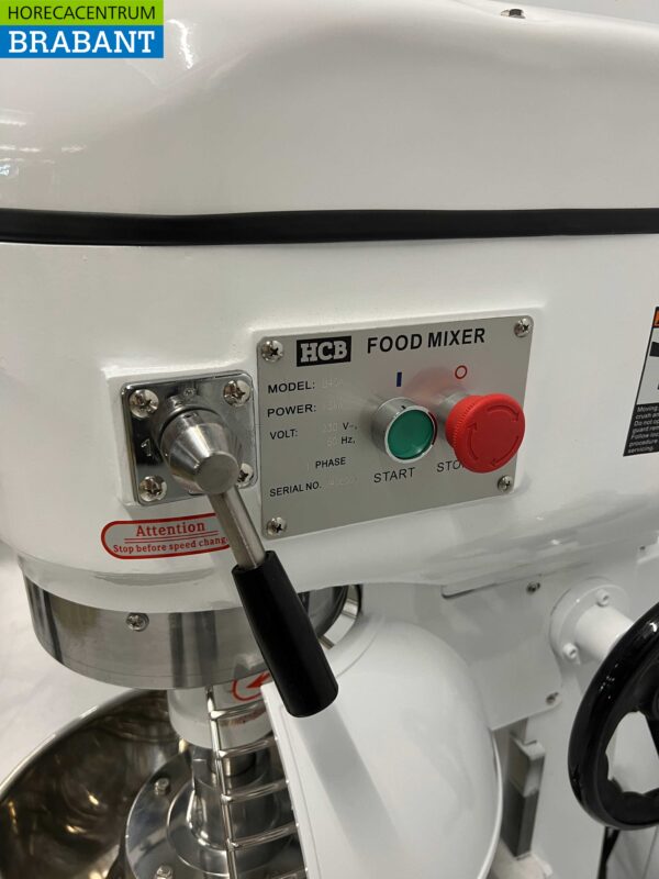 Mélangeur HCB Planet en acier inoxydable Mélangeur cuve en acier inoxydable 40 litres 230V Boulangerie Traiteur – Image 8
